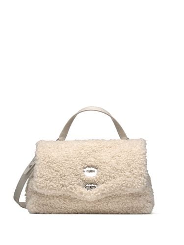 Dolly S White Teddy Postina Bag With Shoulder Strap - Zanellato - Modalova