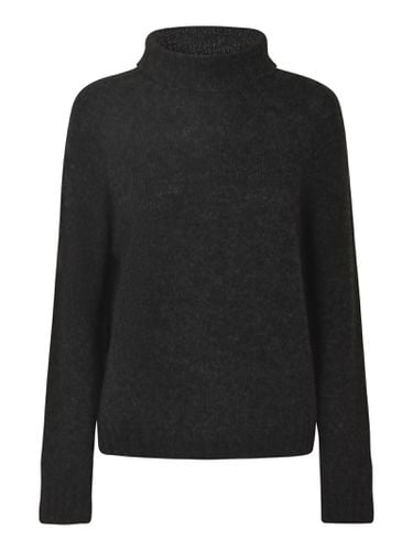 Turtleneck Rib Trim Knit Pullover - Oliver Lattughi - Modalova