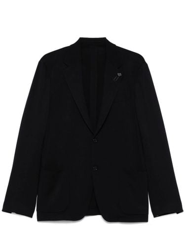 Prussian Virgin Wool Blazer - Lardini - Modalova