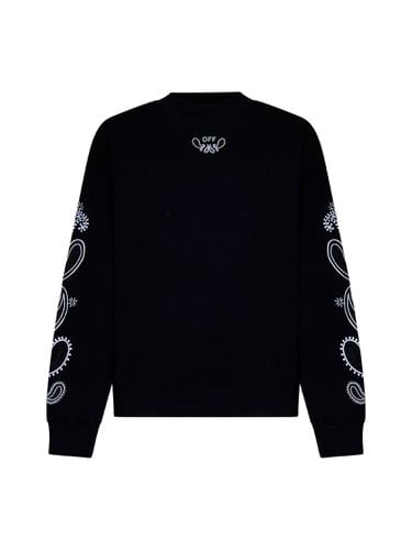 Bandana Arrow Skate Crewneck Sweatshirt - Off-White - Modalova