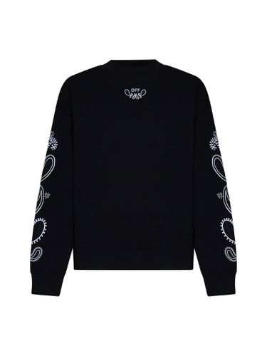 Bandana Arrow Skate Crewneck Sweatshirt - Off-White - Modalova