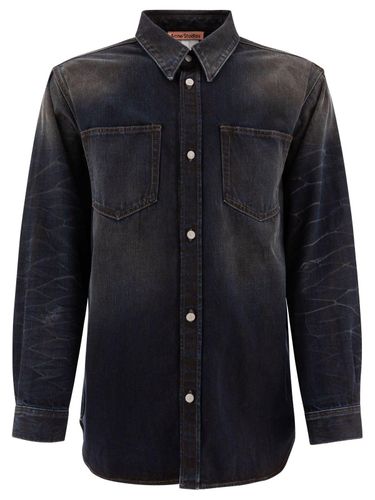 Relaxed Fit Denim Shirt - Acne Studios - Modalova