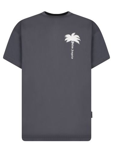 Palm Angels The Palm Grey T-shirt - Palm Angels - Modalova