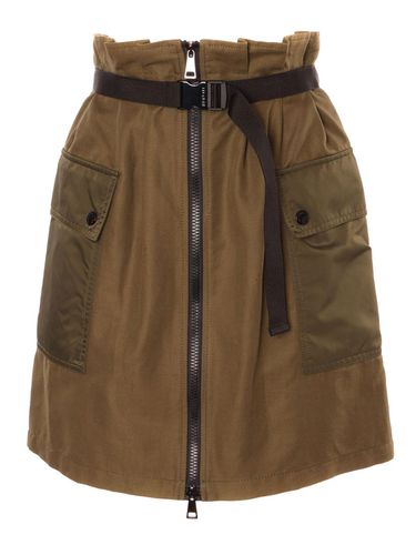 High Waist Zipped Cargo Mini Skirt - Moncler - Modalova