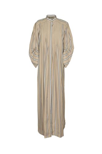 Striped Poplin Midi Shirt Dress - Alberta Ferretti - Modalova