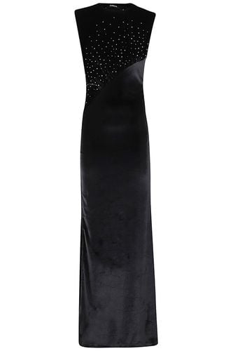 Amen L Dress In Velvet W Hotfix - Amen - Modalova