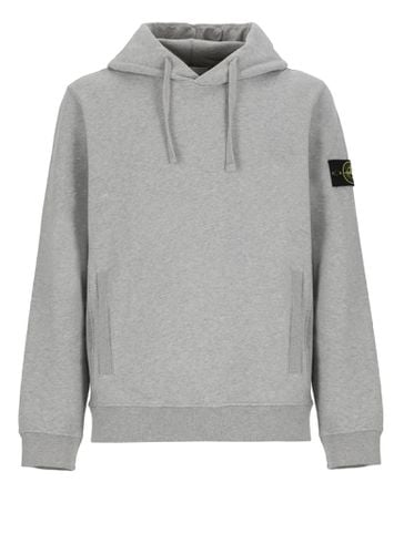 Compass Patch Drawstring Hoodie - Stone Island - Modalova