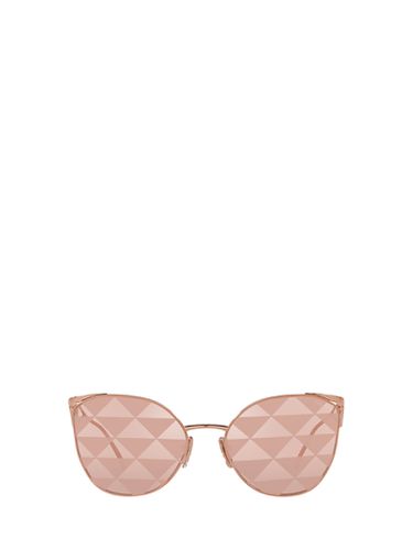 Pr 50zs Pink Gold Sunglasses - Prada Eyewear - Modalova