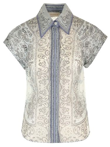 Zimmermann Linen And Silk Shirt - Zimmermann - Modalova