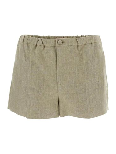 Valentino Linen Shorts - Valentino - Modalova