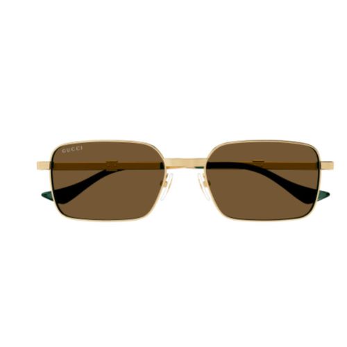 Gg1495s002 Gold Gold Brown - Gucci Eyewear - Modalova