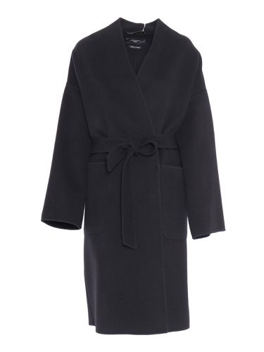 Weekend Max Mara Eris Black Coat - Weekend Max Mara - Modalova