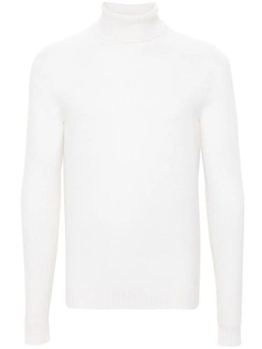 Drumohr White Cashmere Sweater - Drumohr - Modalova