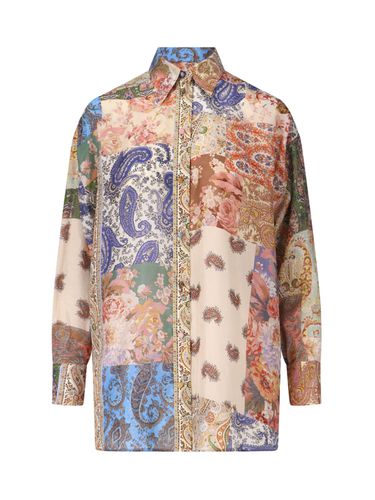 Zimmermann Devi Oversize Silk Shirt - Zimmermann - Modalova