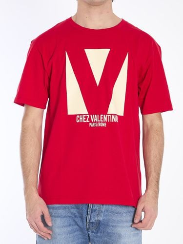 Chez Valentino T-shirt - Valentino Garavani - Modalova