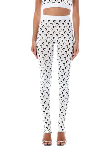 Marine Serre Allover Moon Leggings - Marine Serre - Modalova