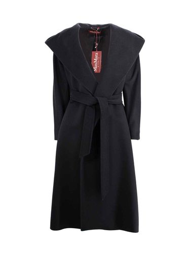 Belted Long-sleeved Coat - Max Mara Studio - Modalova