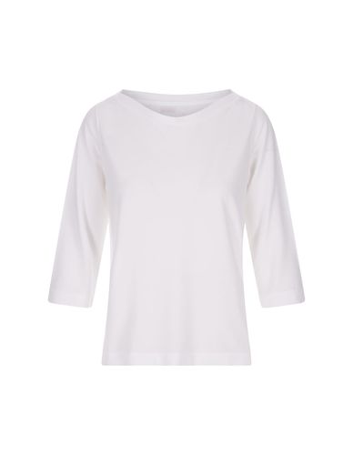 White Sweater With 3/4 Sleeve - Zanone - Modalova