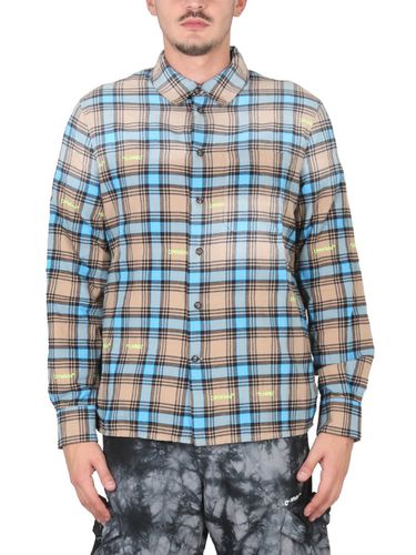 Off-White Shirt With Check Pattern - Off-White - Modalova