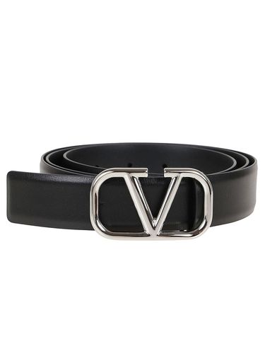 Vlogo Plaque Buckled Belt - Valentino Garavani - Modalova