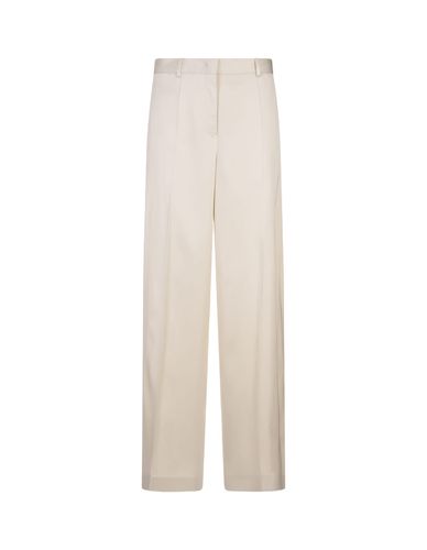 Trousers With Satin Detailing - Jil Sander - Modalova