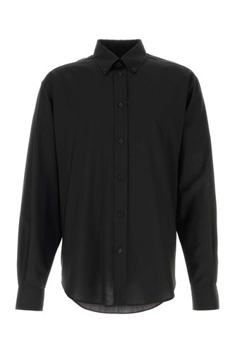 Fendi Black Wool Shirt - Fendi - Modalova