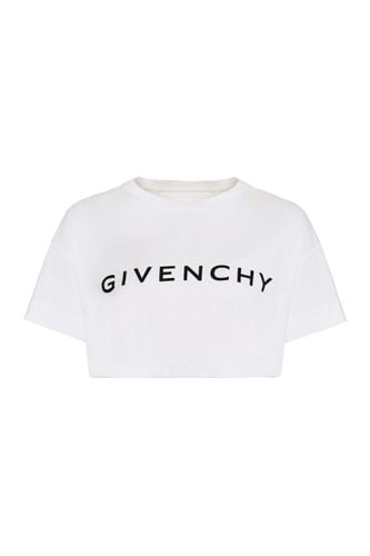 White Givenchy Crop T-shirt - Givenchy - Modalova