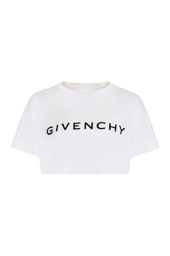 White Givenchy Crop T-shirt - Givenchy - Modalova