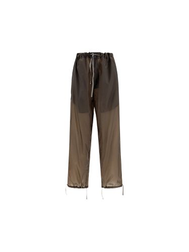 Maison Margiela Green Nylon Pants - Maison Margiela - Modalova