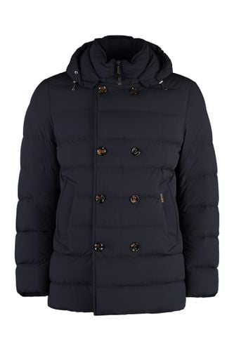 Florio Hooded Nylon Down Jacket - Moorer - Modalova