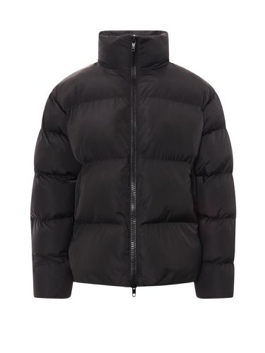 Quilted Down Jacket With Zip - Balenciaga - Modalova