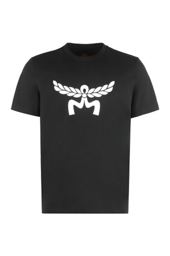 MCM Cotton Crew-neck T-shirt - MCM - Modalova
