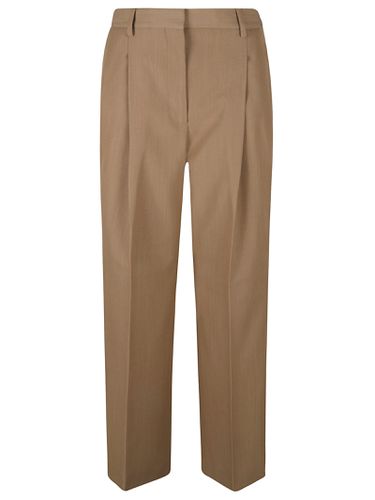 Straight Leg Plain Trousers - Burberry - Modalova