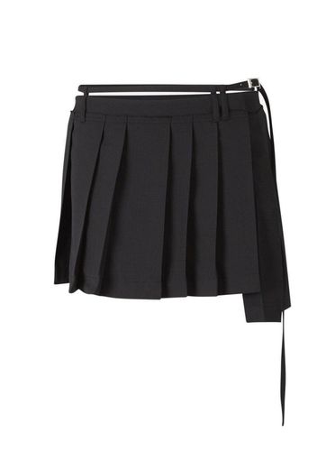 Low-rise Pleated Mini Skirt - Acne Studios - Modalova