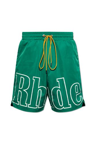 Rhude Shorts With Logo - Rhude - Modalova