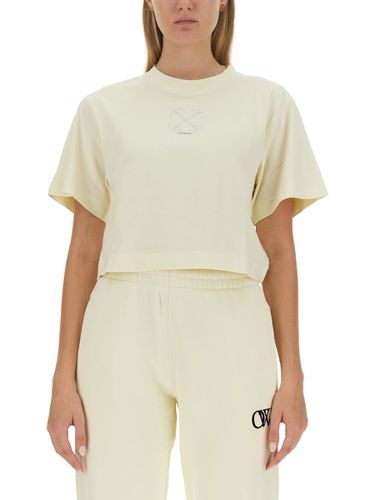 Small Arrow Pearls T-shirt - Off-White - Modalova