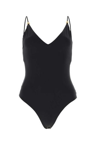 Black Stretch Nylon Swimsuit - Miu Miu - Modalova