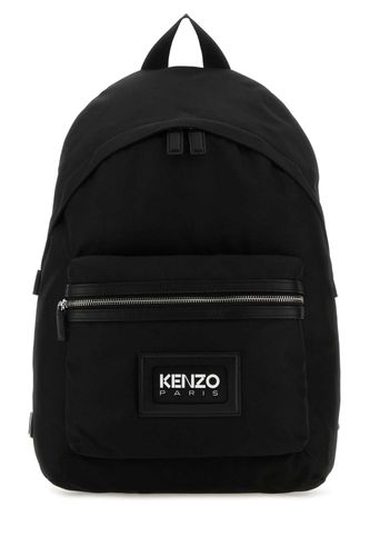 Kenzo Black Canvas Backpack - Kenzo - Modalova