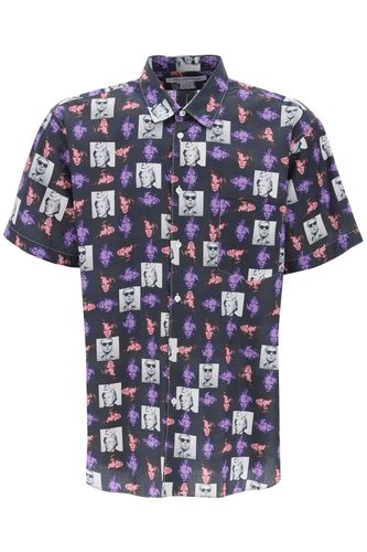 Short-sleeved Shirt With Andy Warhol Print - Comme des Garçons Shirt - Modalova