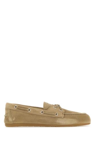 Miu Miu Sand Suede Loafers - Miu Miu - Modalova