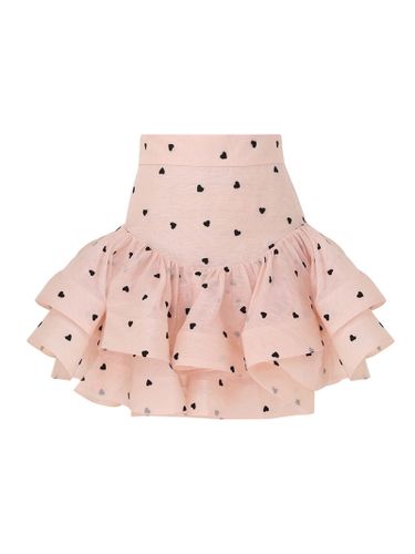 Crush Flip Mini Skirt In Hearts - Zimmermann - Modalova