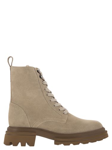 Hogan H674 - Suede Lace-up Boot - Hogan - Modalova