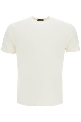 Cottono And Lyocell T-shirt - Tom Ford - Modalova