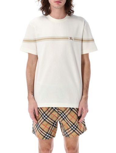 Striped Cotton T-shirt - Burberry London - Modalova