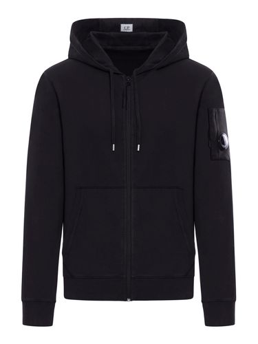 C. P. Company Light Fleece Full Zip Hooded Sweatshirt - C.P. Company - Modalova