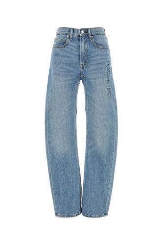 Logo Embossed Mid Rise Jeans - Alexander Wang - Modalova