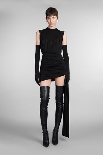 David Koma Dress In Black Acetate - David Koma - Modalova