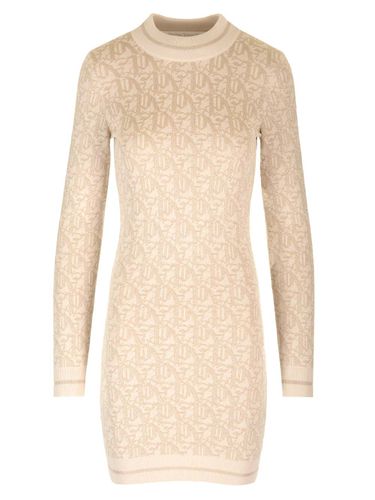 Embroidered Viscose Blend Mini Dress - Palm Angels - Modalova