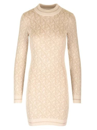 Embroidered Viscose Blend Mini Dress - Palm Angels - Modalova