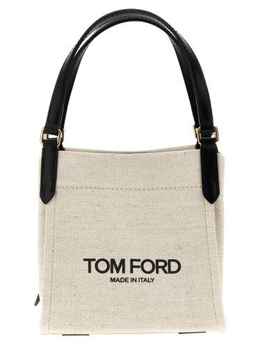 Tom Ford Logo Canvas Handbag - Tom Ford - Modalova